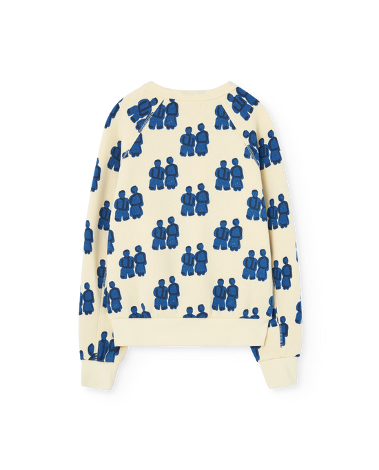 The Animals Observatory Flan Yellow Shark Sweatshirt