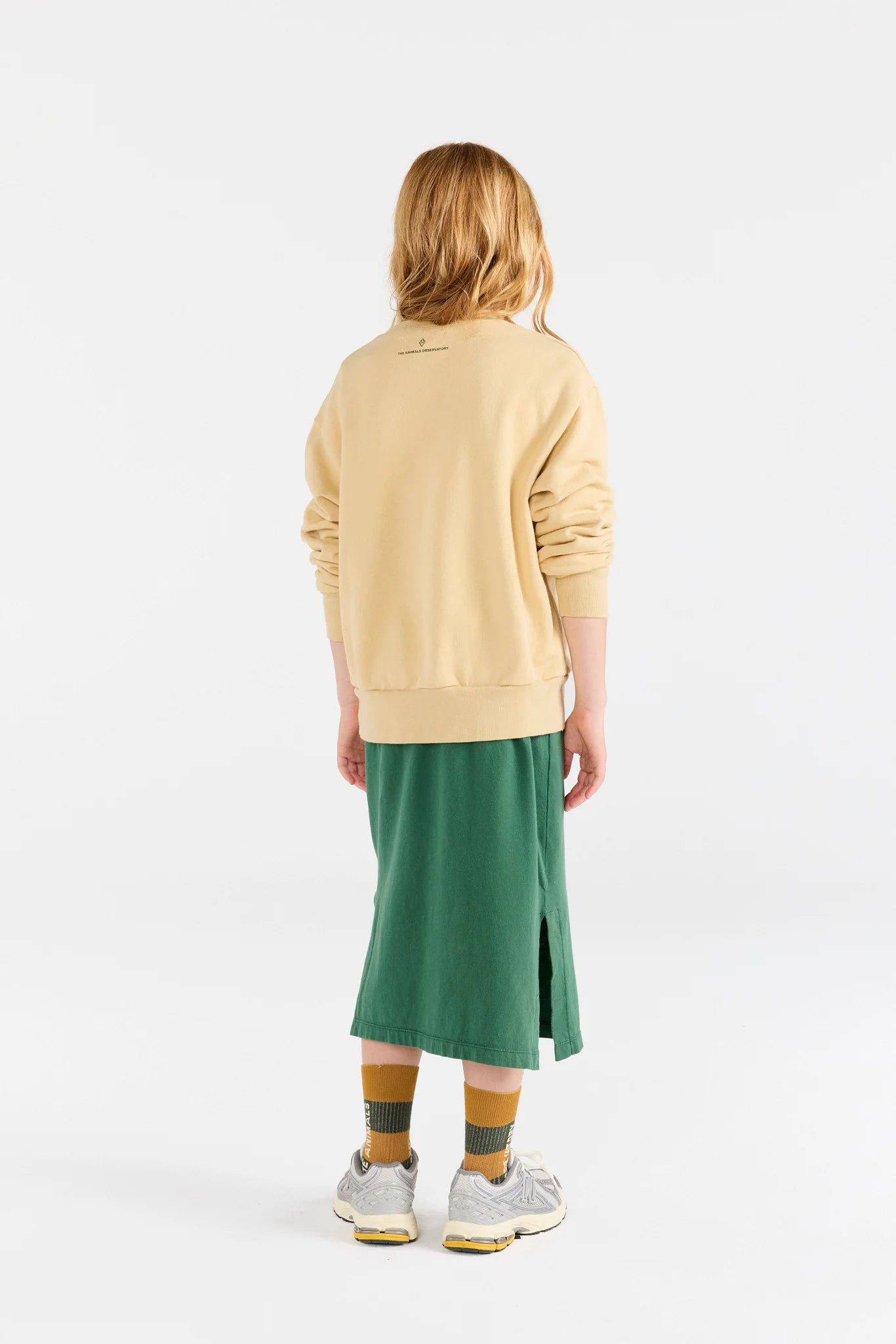 The Animals Observatory Hearts Soft Brown Bear Sweatshirt