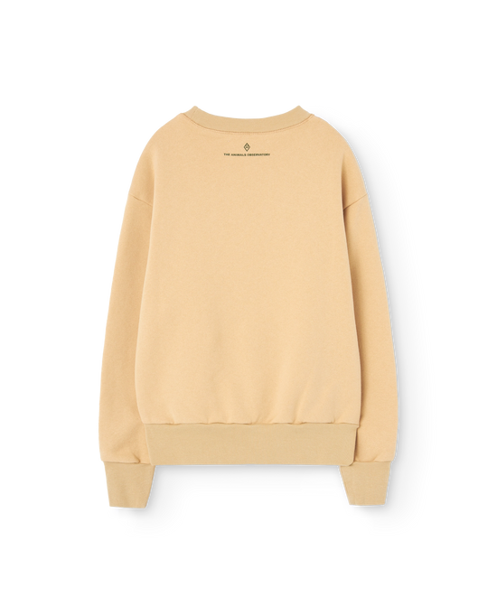 The Animals Observatory Hearts Soft Brown Bear Sweatshirt
