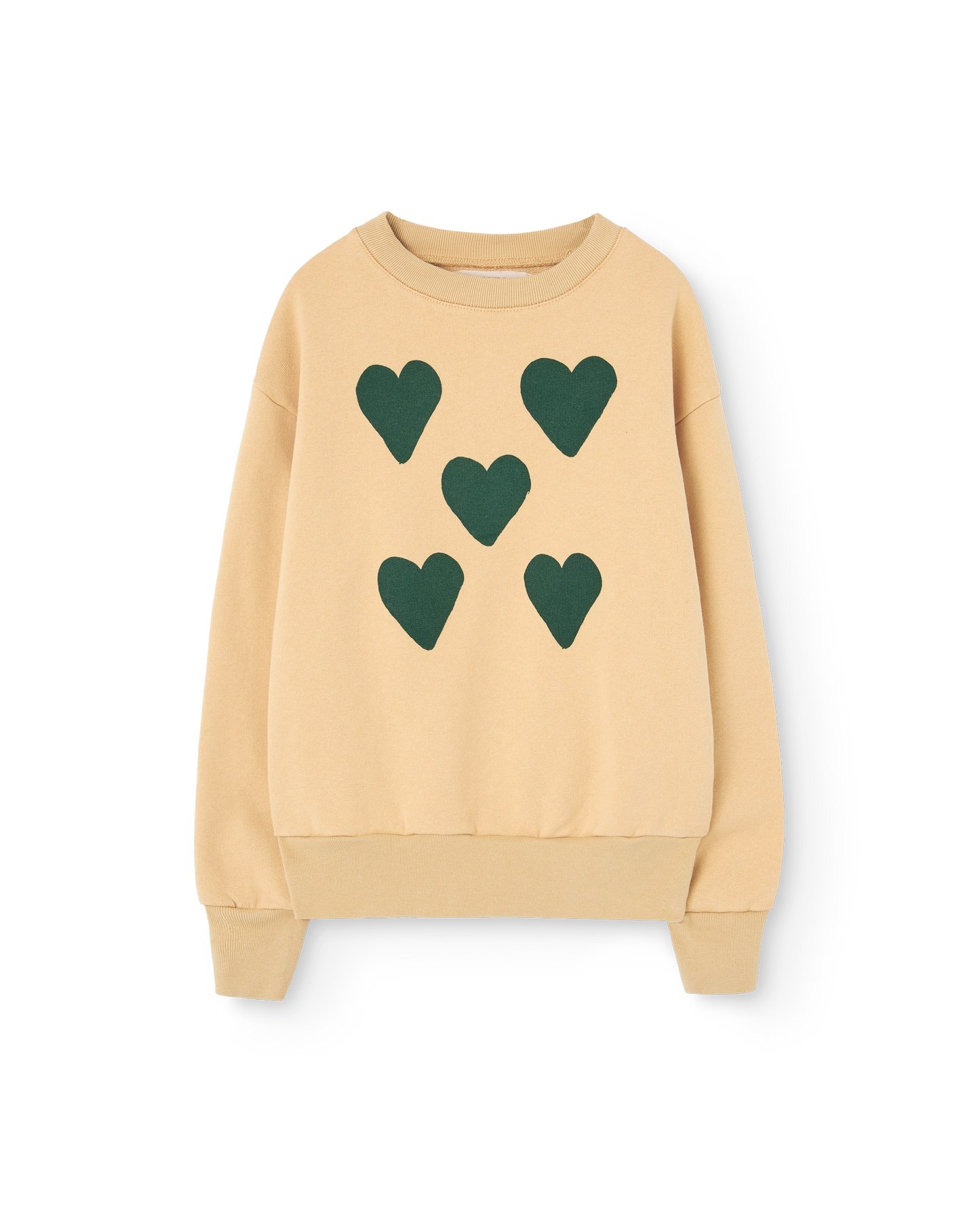 The Animals Observatory Hearts Soft Brown Bear Sweatshirt
