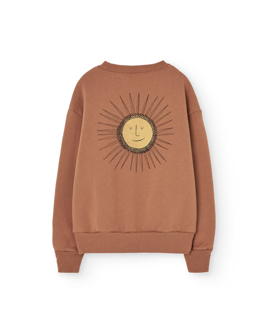 The Animals Observatory Sun Almond Brown Bear Sweatshirt