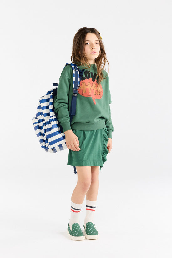 The Animals Observatory Love Green Bear Sweatshirt
