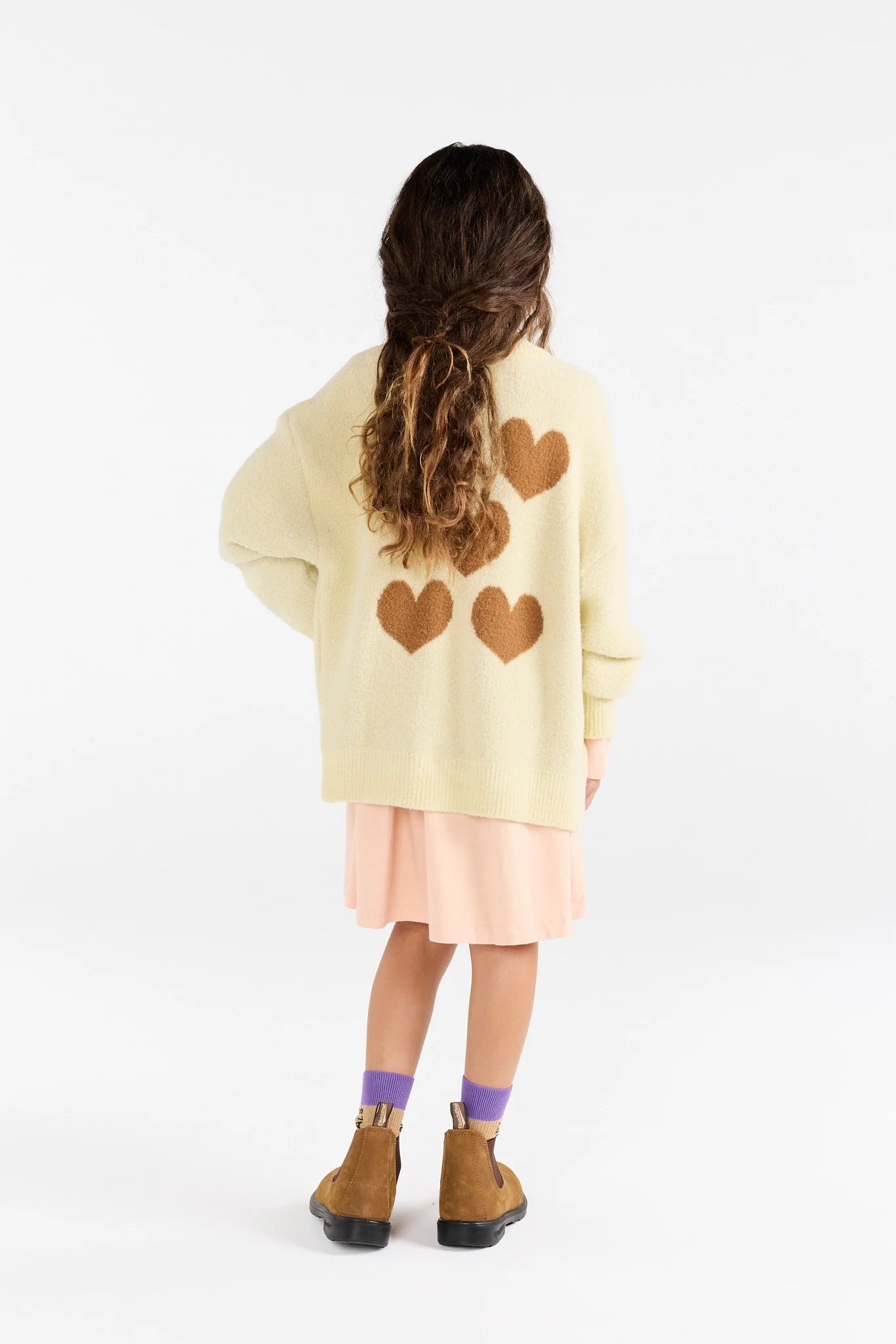 The Animals Observatory Yellow Racoon Cardigan