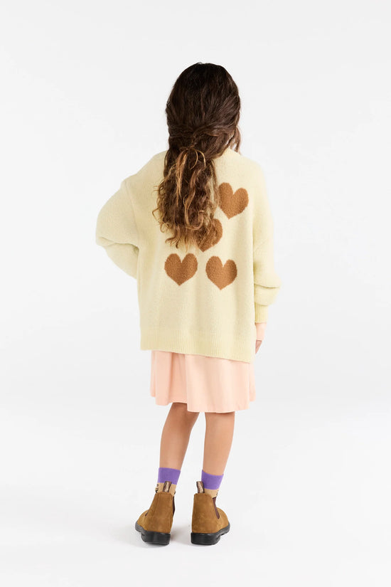 The Animals Observatory Yellow Racoon Cardigan