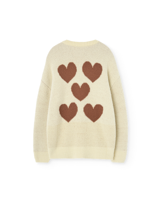 The Animals Observatory Yellow Racoon Cardigan