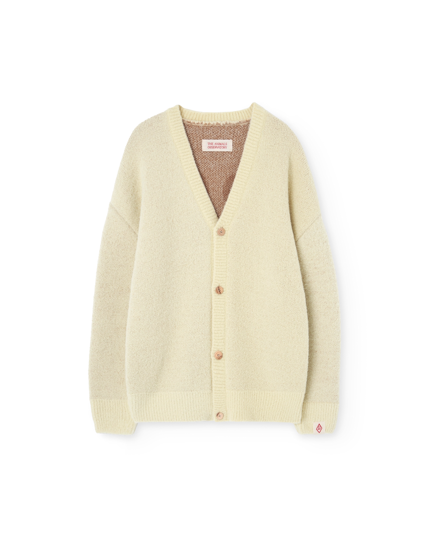 The Animals Observatory Yellow Racoon Cardigan