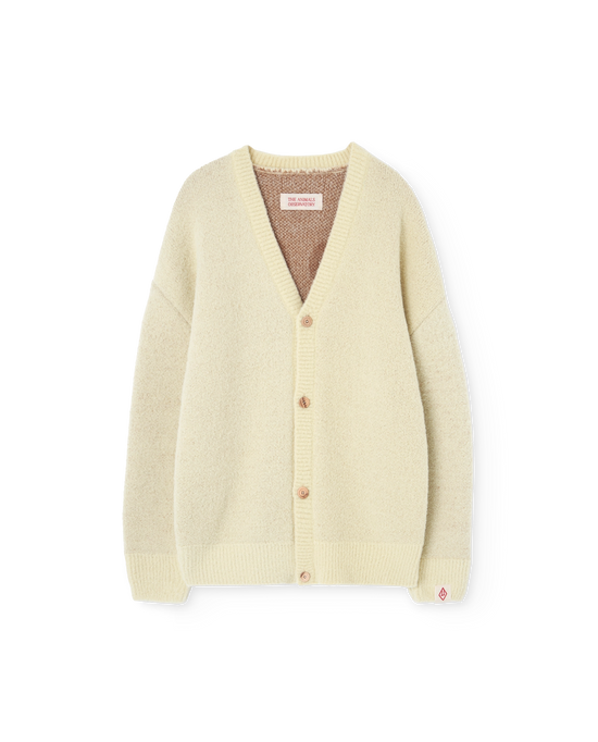 The Animals Observatory Yellow Racoon Cardigan