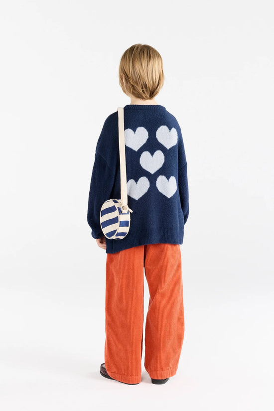 The Animals Observatory Navy Racoon Cardigan