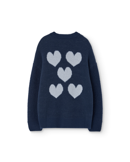 The Animals Observatory Navy Racoon Cardigan