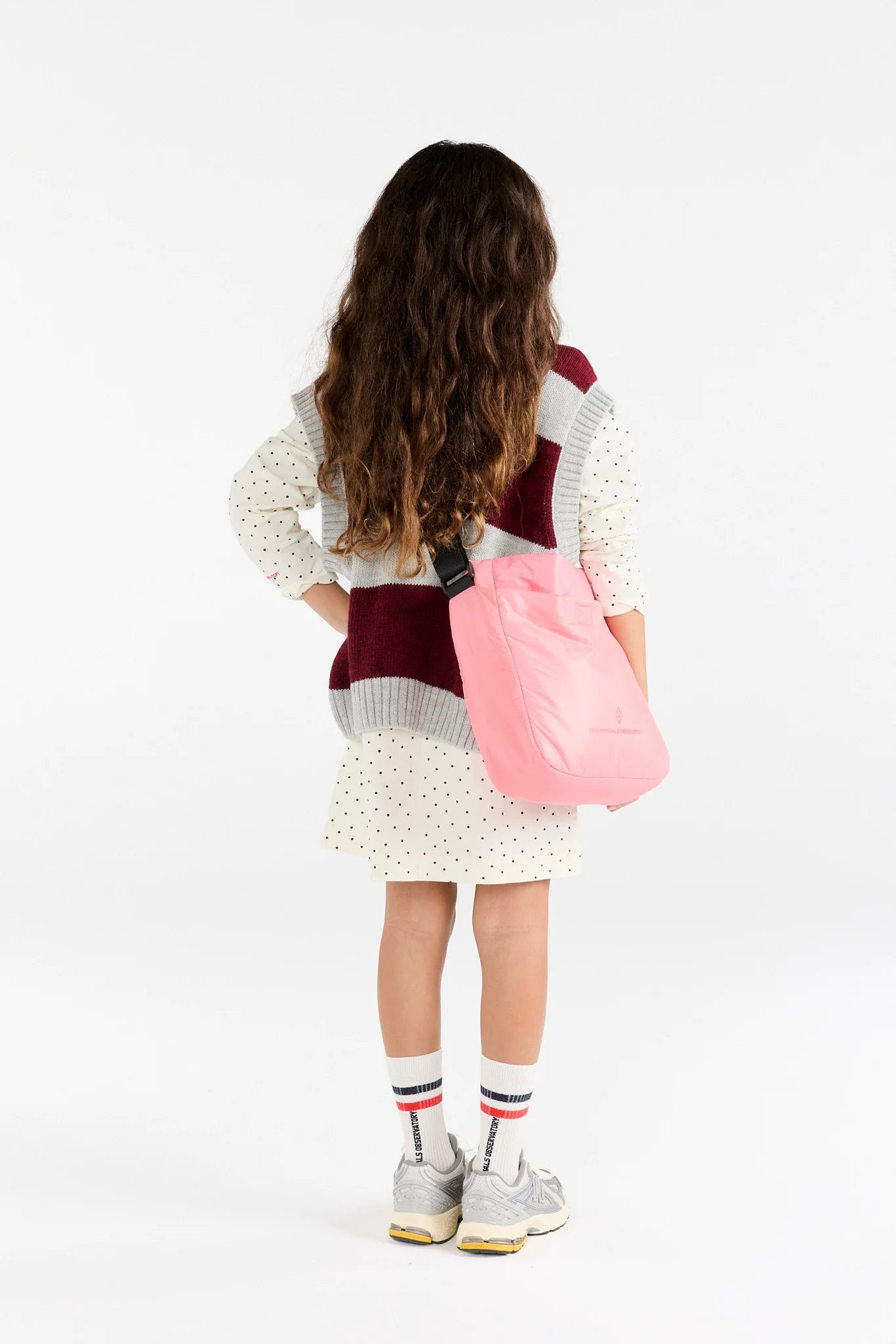 The Animals Observatory Stripes Grey Blobfish Cardigan Vest