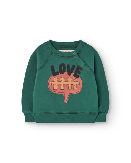The Animals Observatory Love Green Jackal Sweatshirt