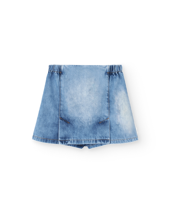 The Animals Observatory Soft Indigo Olingo Skort
