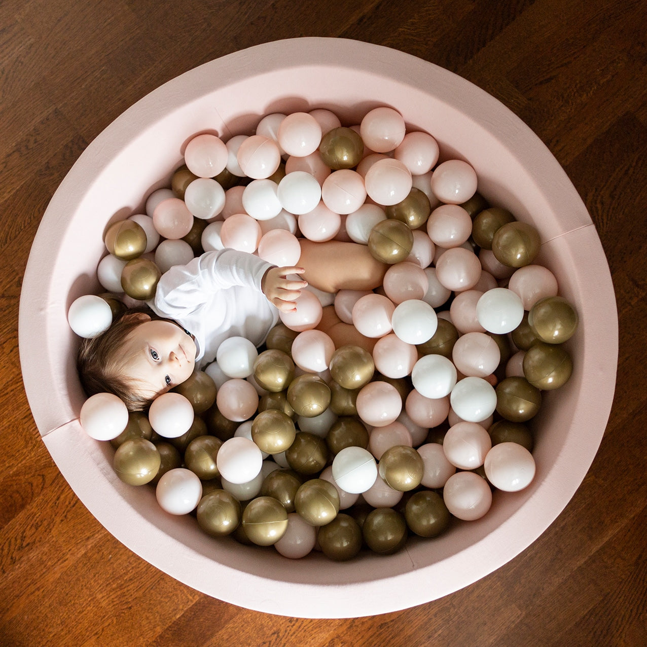 Larissa&Pumpkin Ball Pit (Gold/Powder/White Ball)