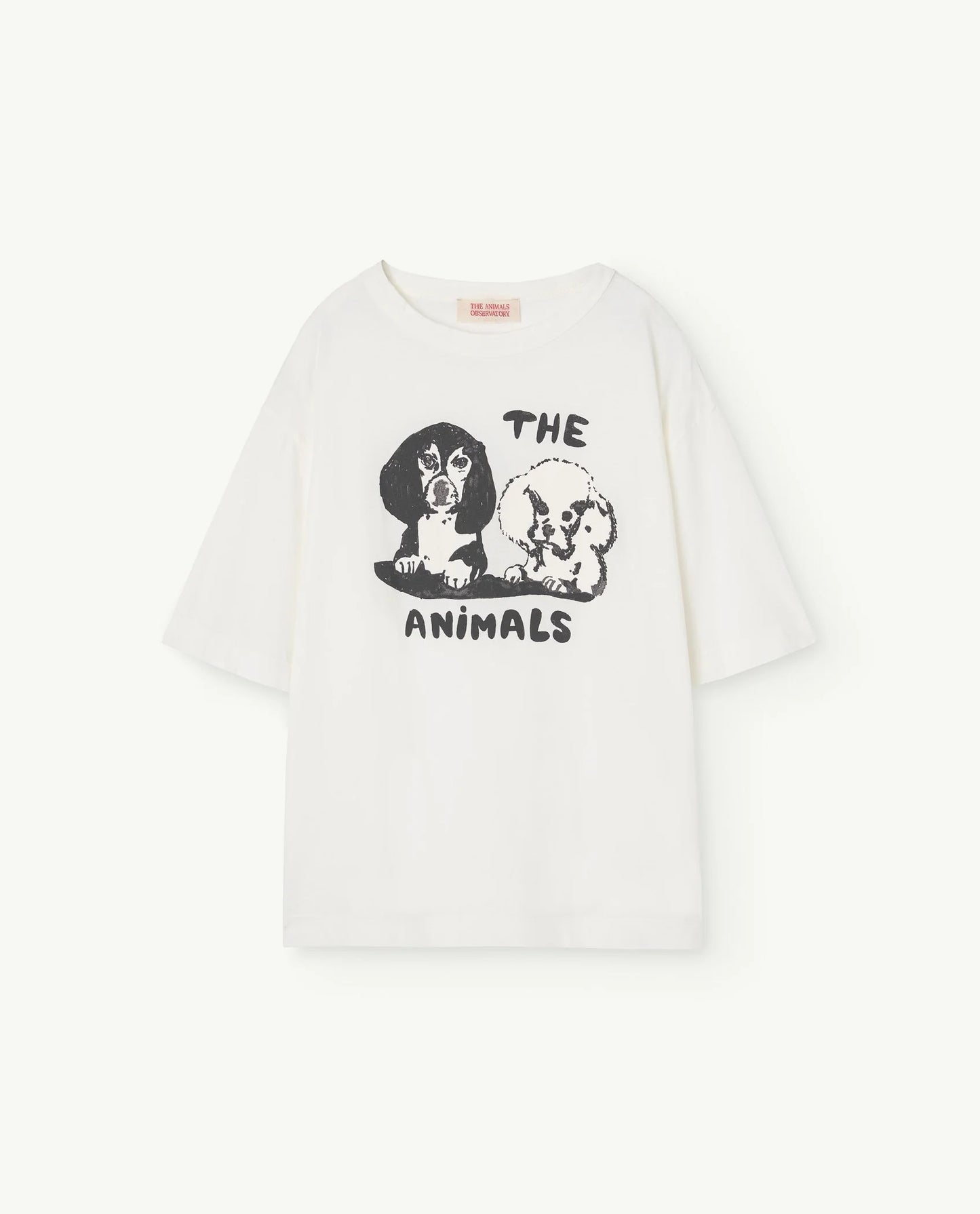 The Animals Observatory White Puppies Rooster Oversize T-Shirt