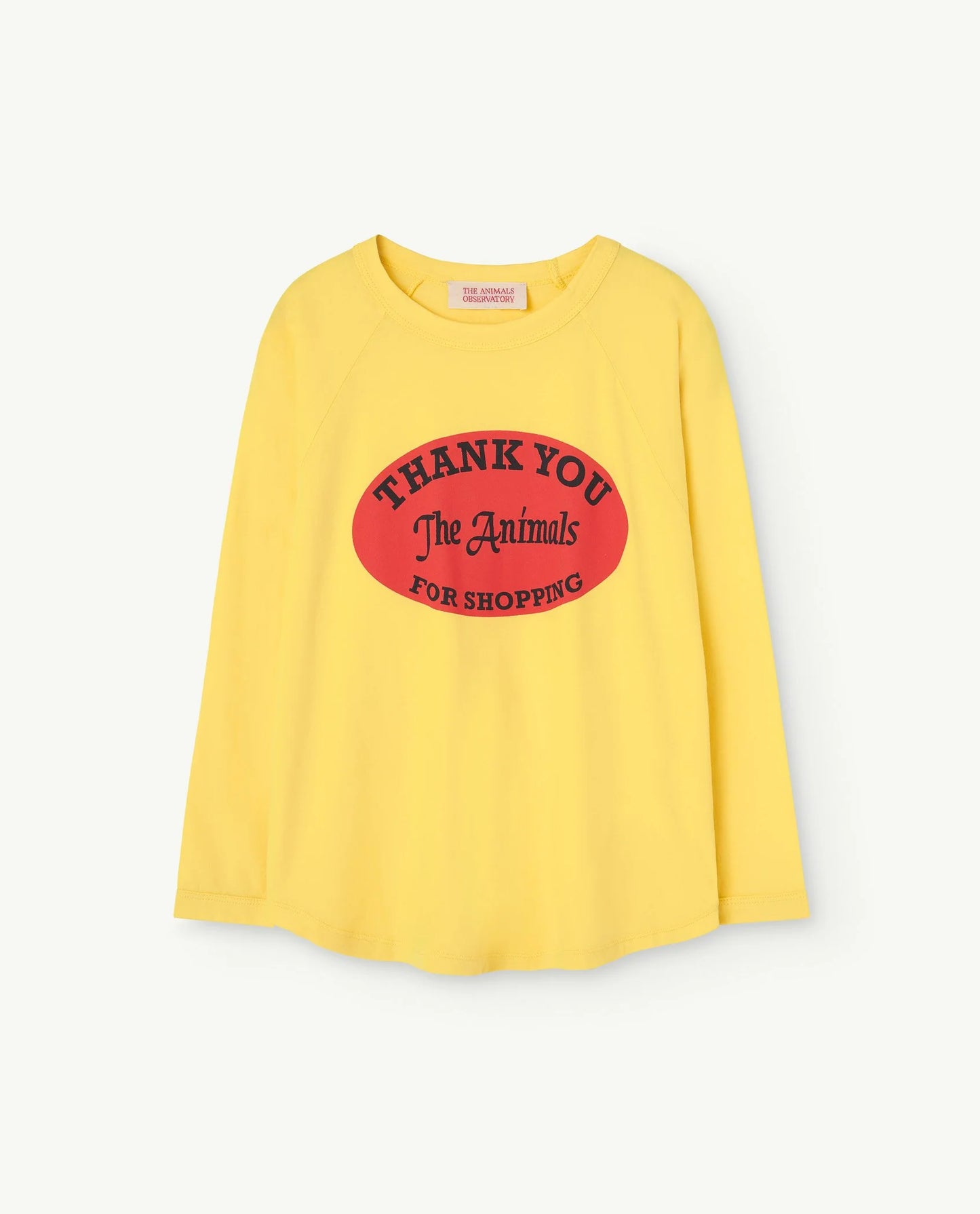 The Animals Observatory Yellow Anteater Long Sleeve T-Shirt