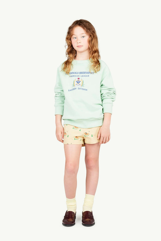 The Animals Observatory Turquoise Shark Sweatshirt