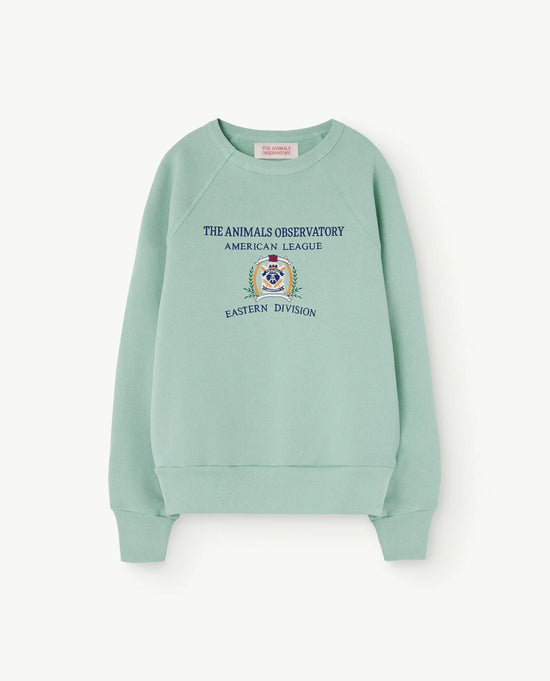 The Animals Observatory Turquoise Shark Sweatshirt