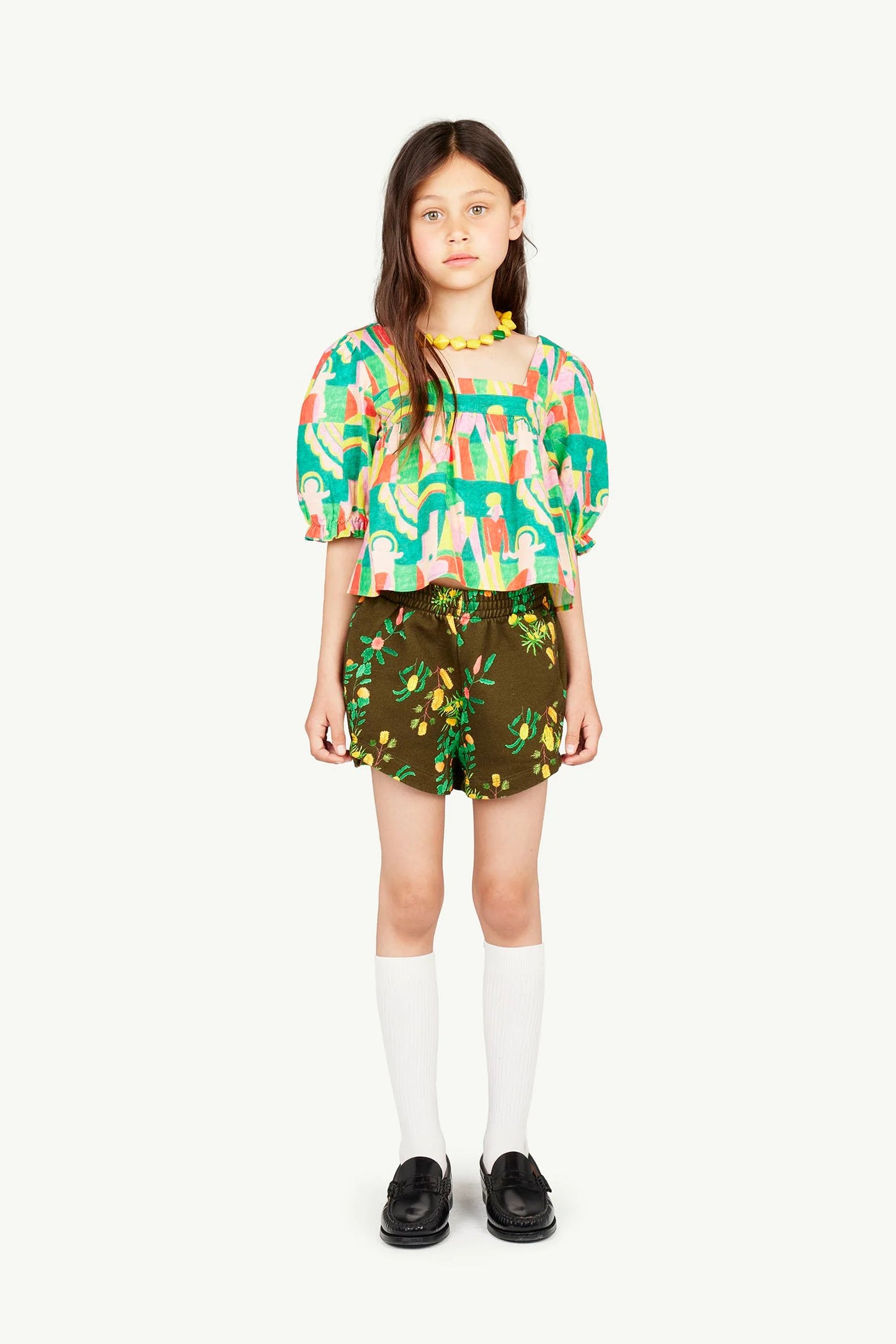 The Animals Observatory Green Mandrill Blouse