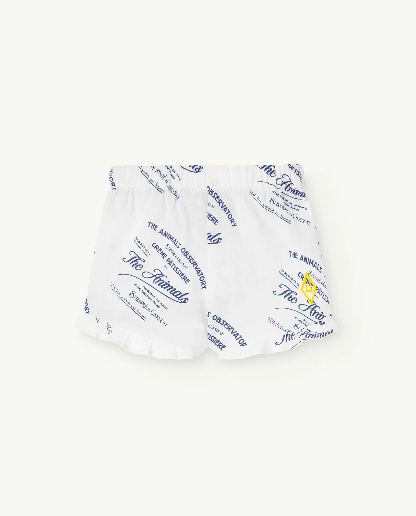 The Animals Observatory White Dove Baby Shorts