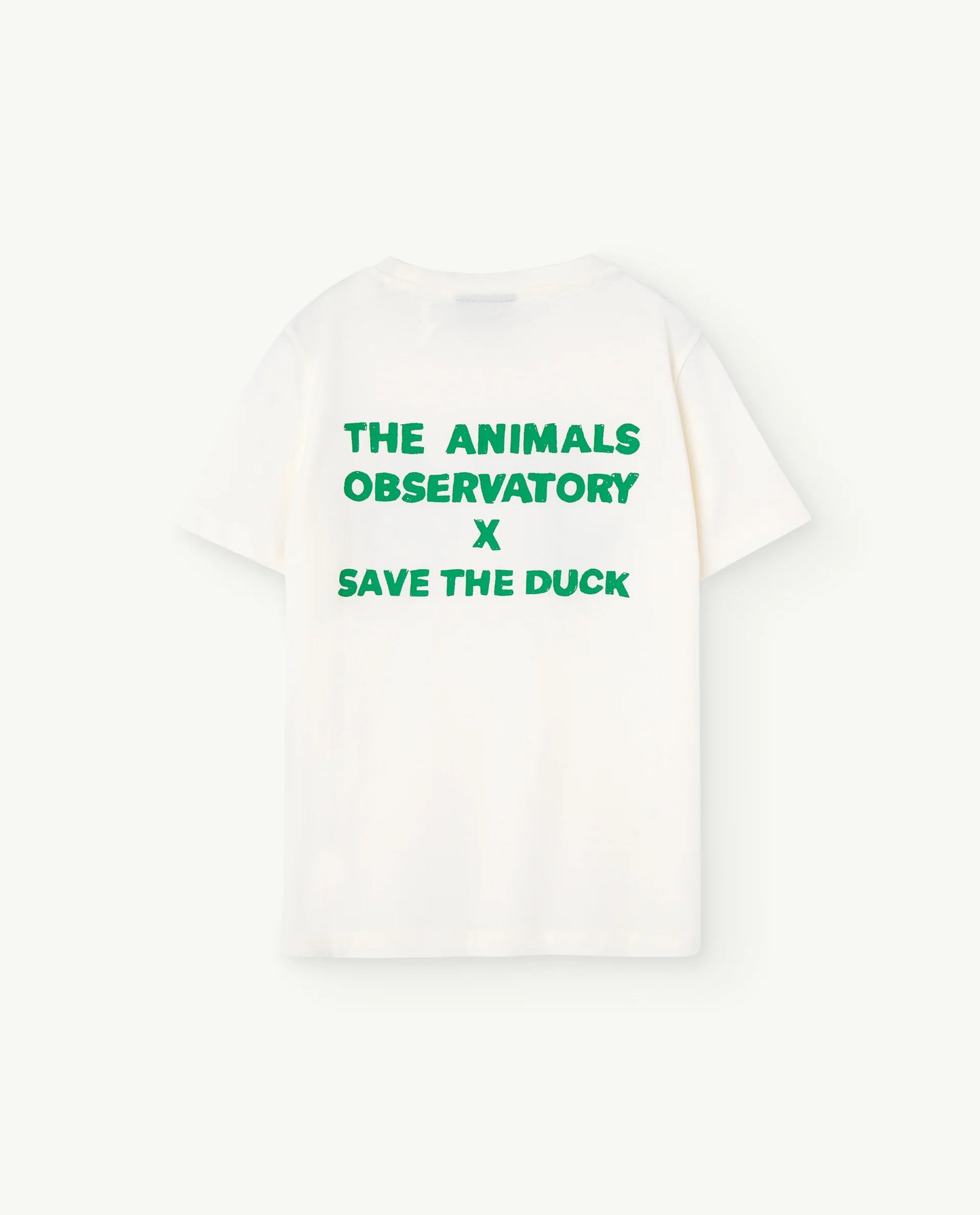 The Animals Observatory Raw White Save The Duck T-Shirt