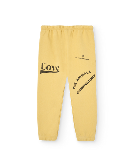 The Animals Observatory Yellow Love Dromedary Sweatpants