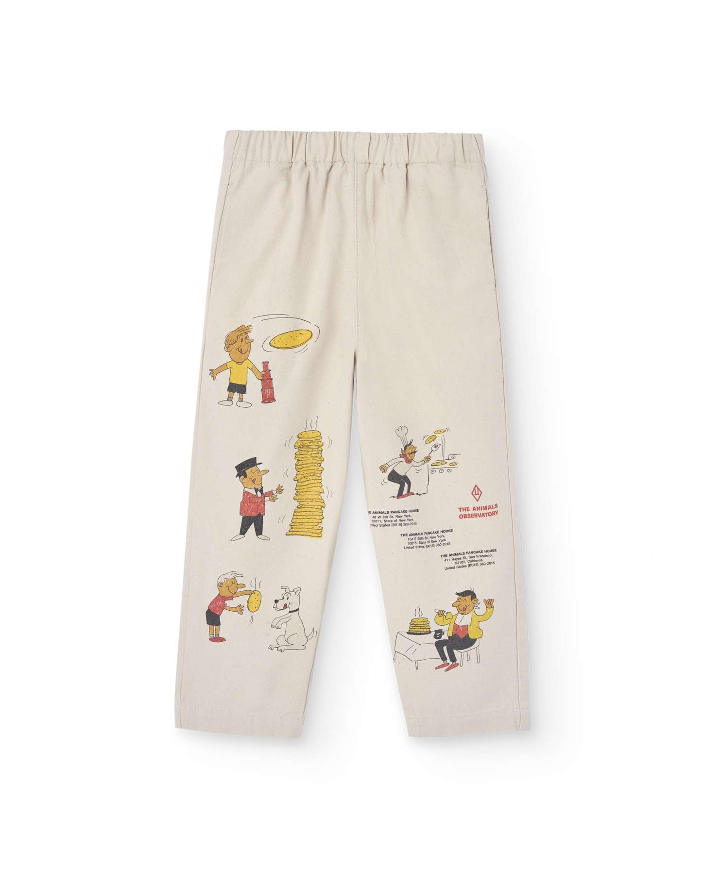 The Animals Observatory Raw White Comic Elephant Pants