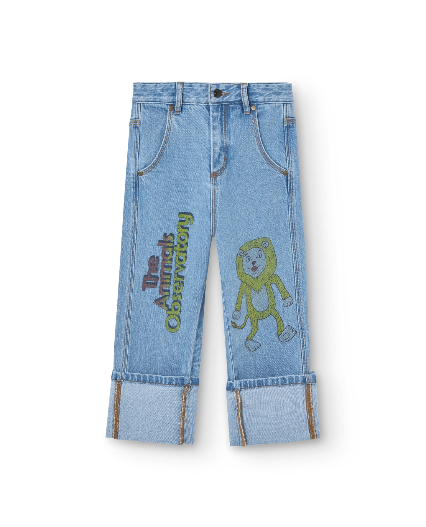 The Animals Observatory Blue Lion Ant Jeans