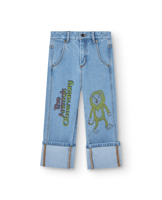 The Animals Observatory Blue Lion Ant Jeans