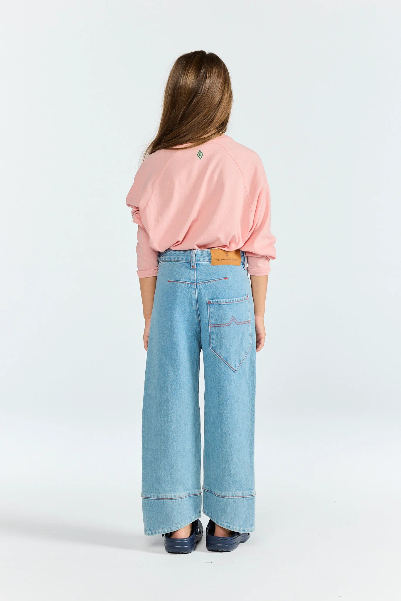 The Animals Observatory Soft Pink Anteater Long Sleeve T-shirt