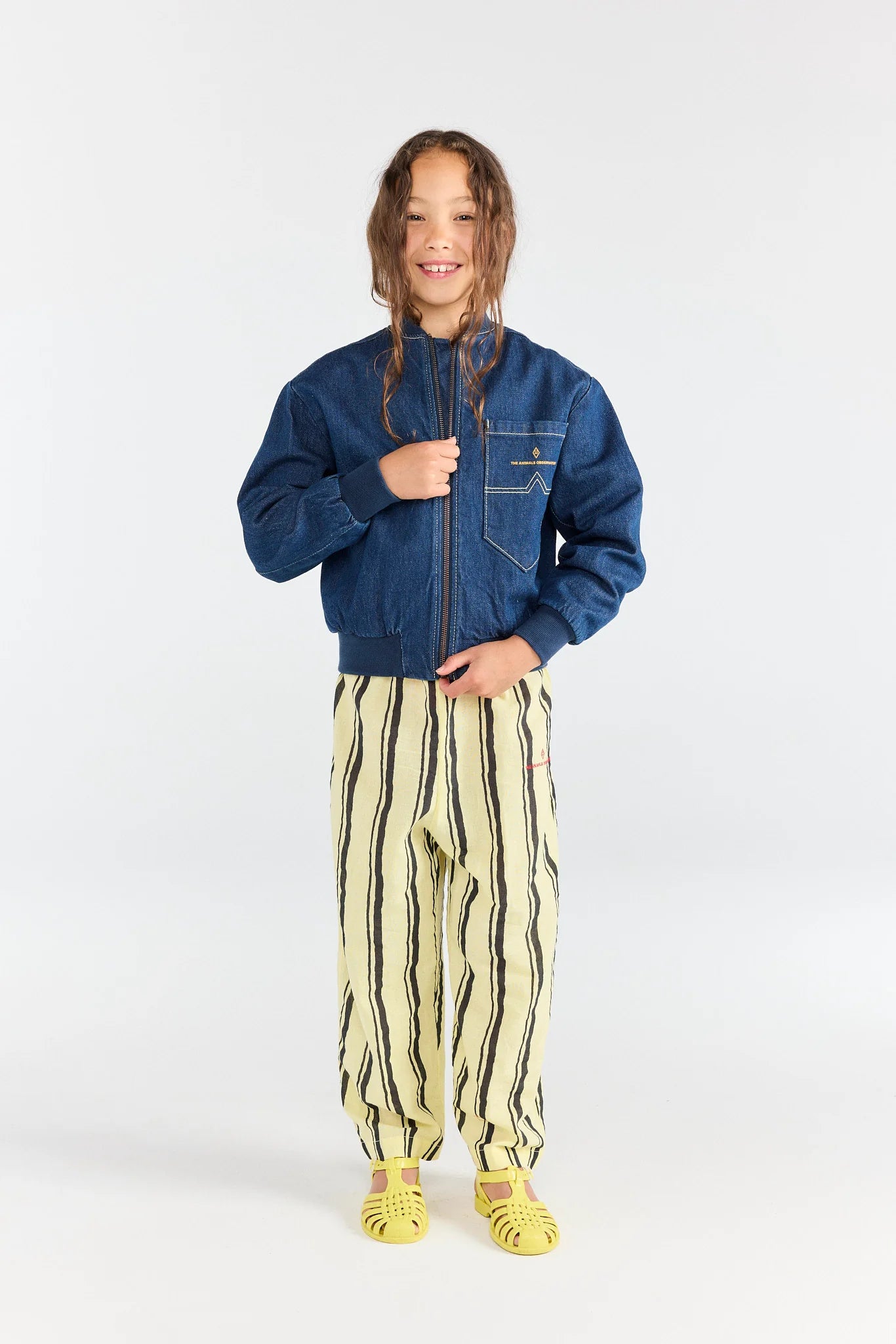 The Animals Observatory Blue Finch Kids Jacket