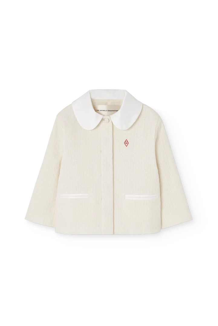 The Animals Observatory Raw White Panda Jacket