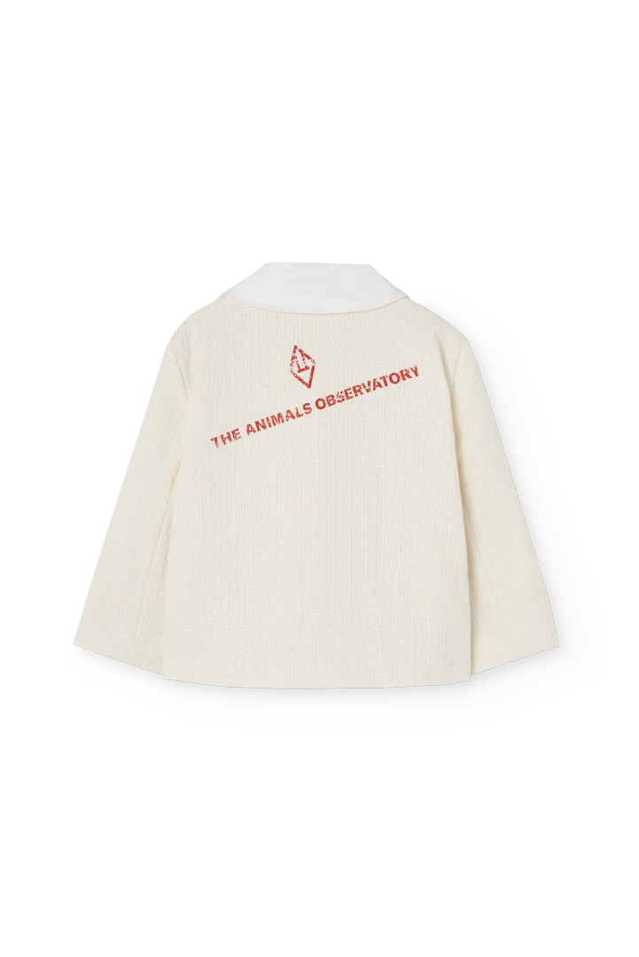 The Animals Observatory Raw White Panda Jacket