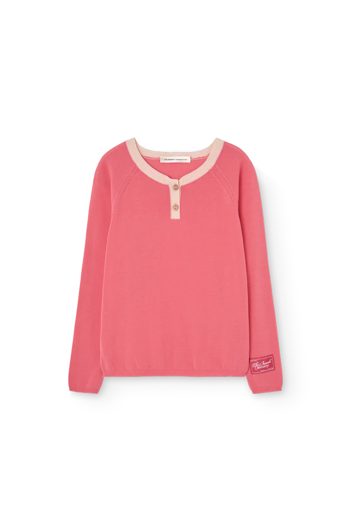 The Animals Observatory Soft Pink Bull Sweater