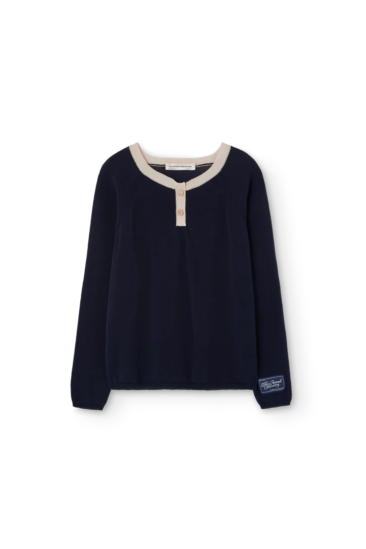The Animals Observatory Deep Blue Bull Sweater