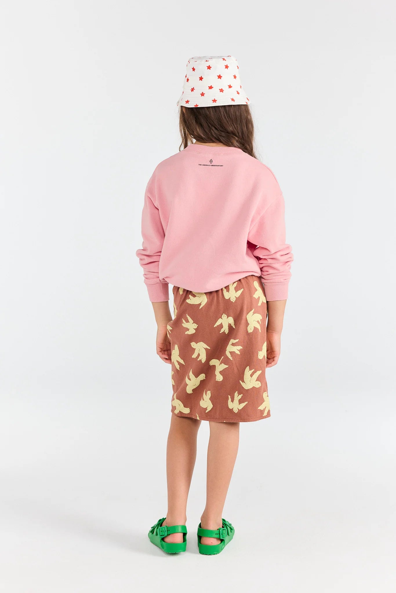 The Animals Observatory Soft Pink Bear Sweatshirt