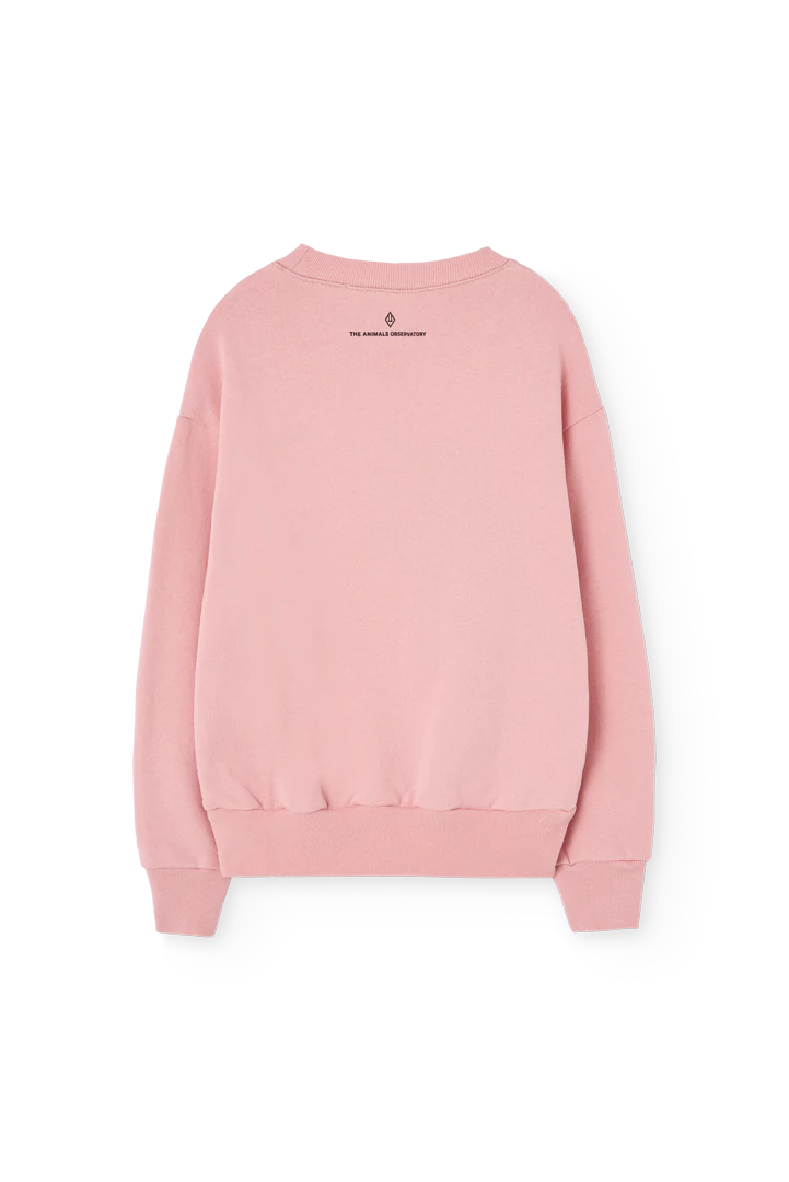 The Animals Observatory Soft Pink Bear Sweatshirt