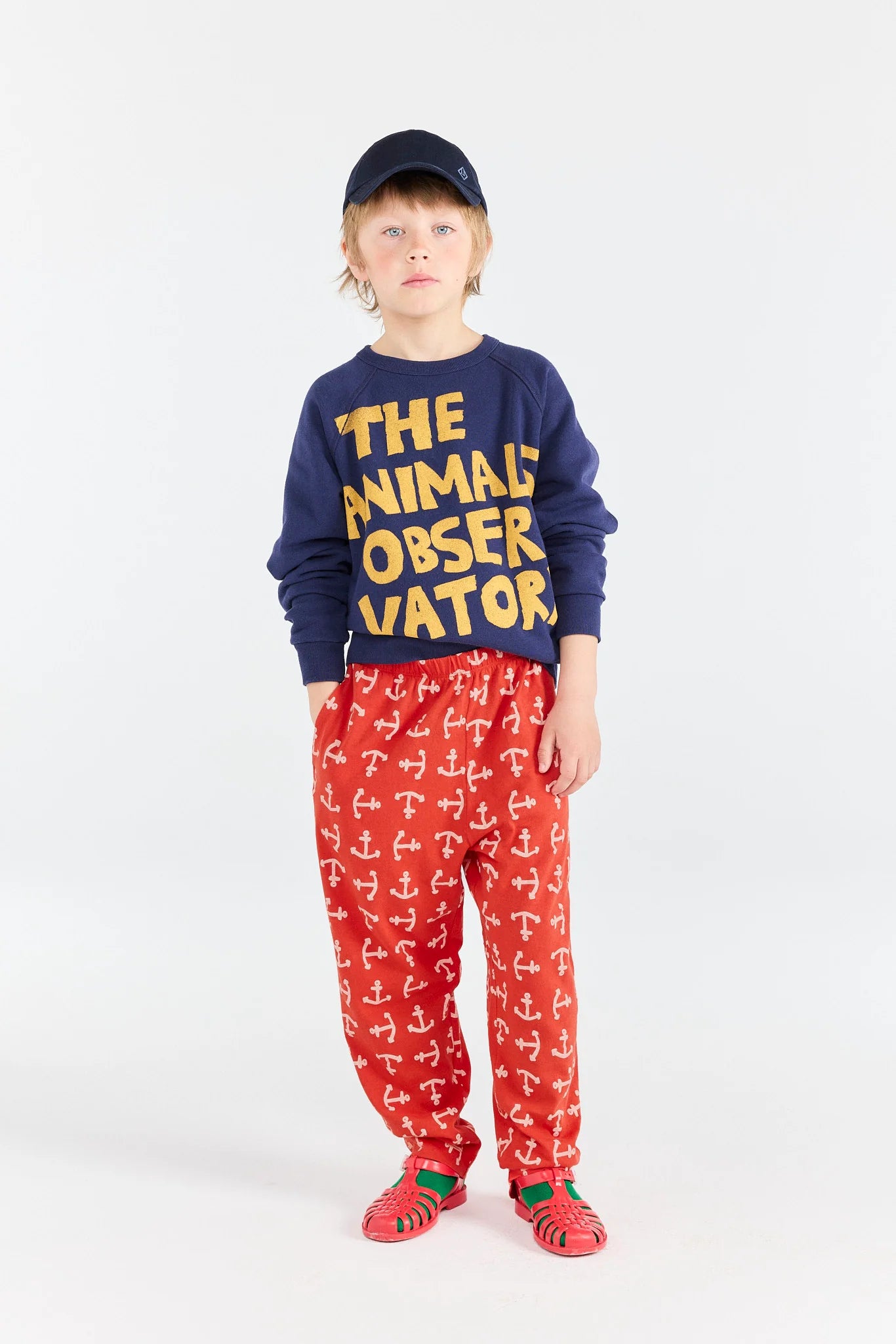 The Animals Observatory Deep Blue Shark Sweatshirt