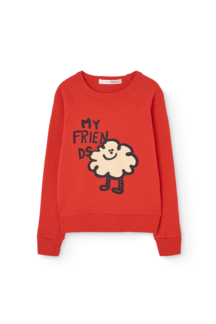 The Animals Observatory Red Shark Sweatshirt