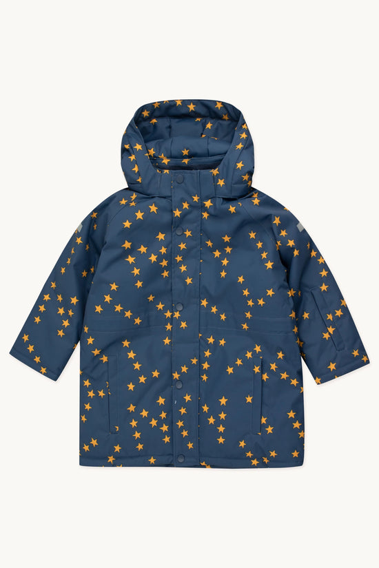 Tiny Cottons Tiny Stars Snow Jacket - light navy