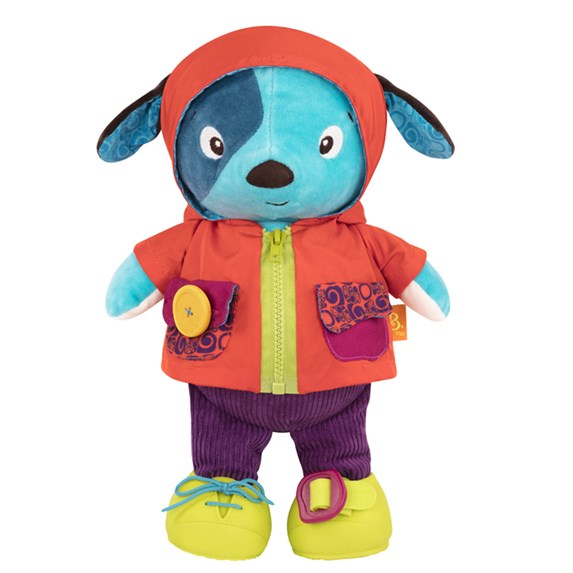 B.Toys Giydirilebilir Peluş Köpek - Giggly Zippies Woofer