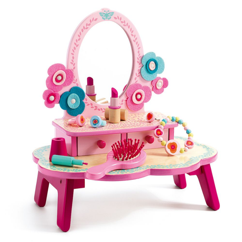 3 Djeco Flora Dressing Table