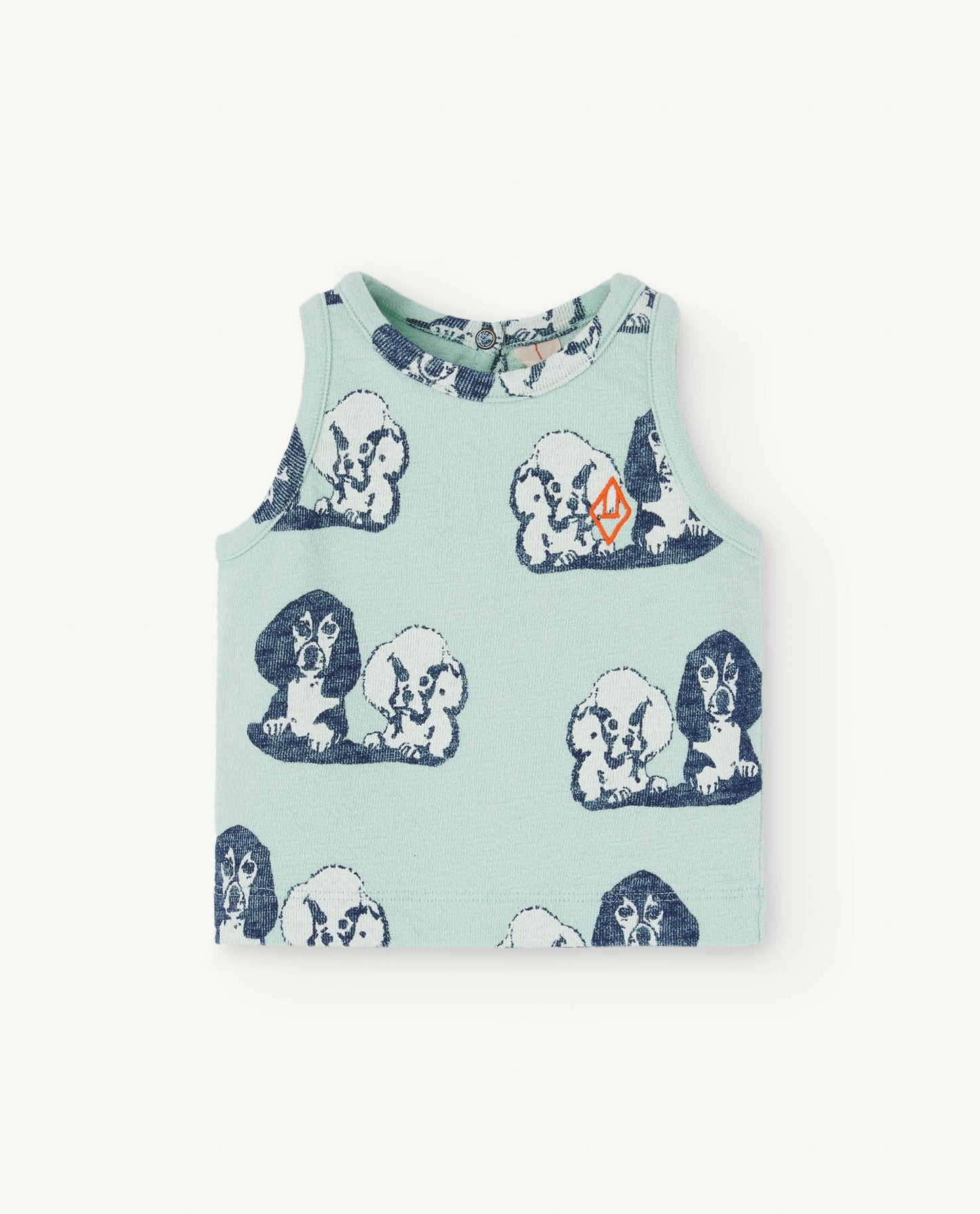 The Animals Observatory Turquoise Hyena Baby Tank Top