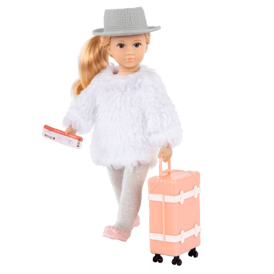 Lori Leighton Oyuncak Bebek ve Seyahat seti - 15 cm