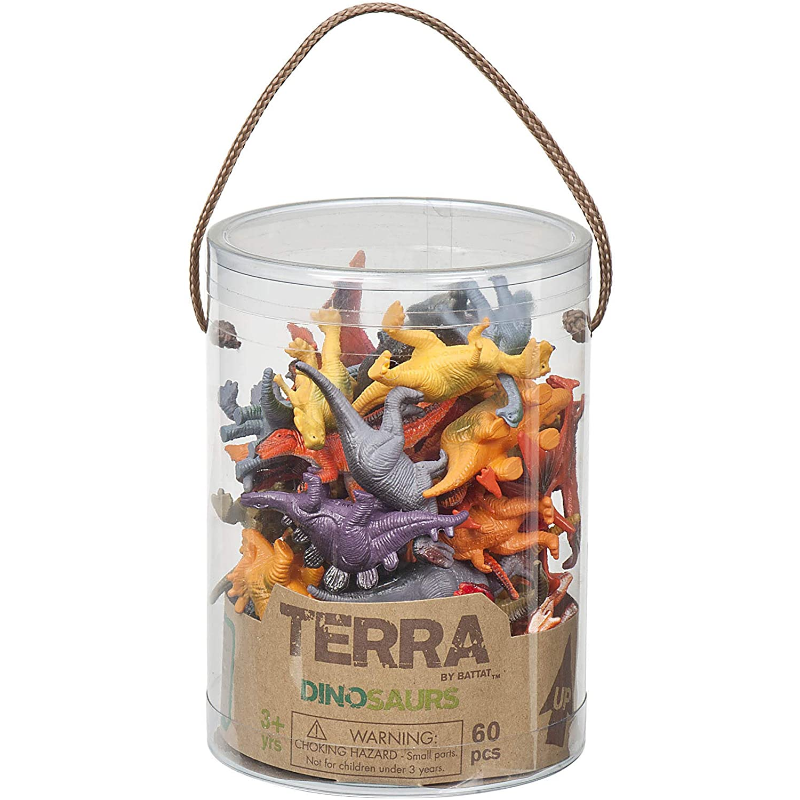 Terra 60 Parça Küçük Oyun Seti - Dinozorlar