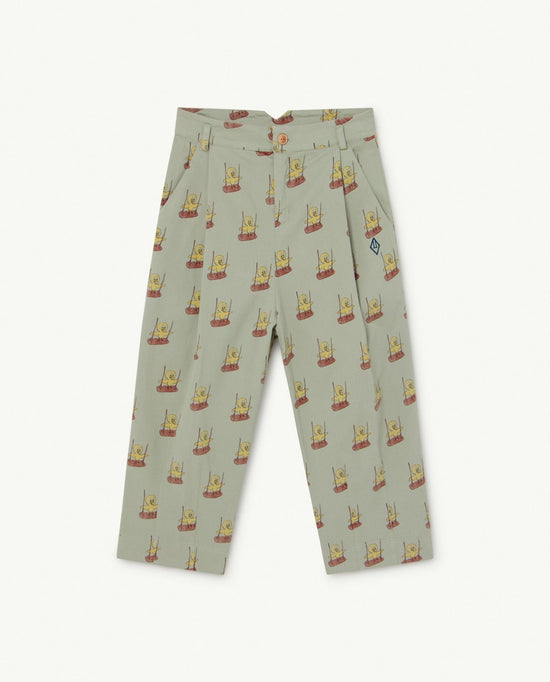 The Animals Observatory Soft Green Birds Emu Trousers