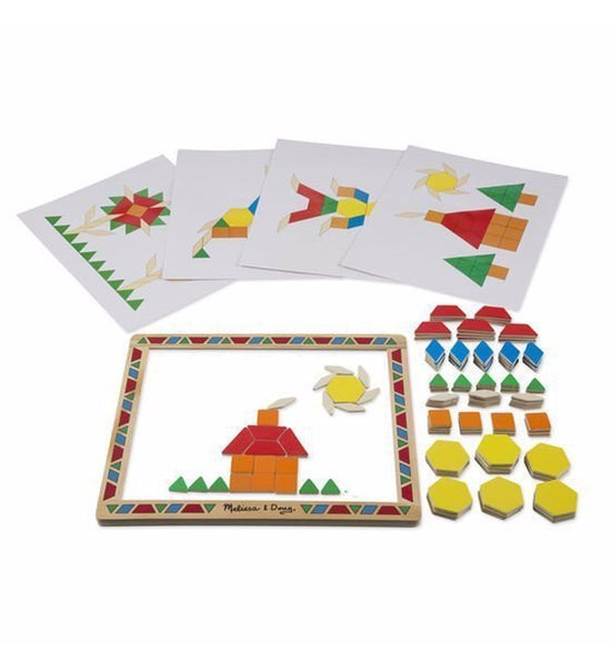 Melissa & Doug- Ahşap Mıknatıslı Tahta , Şekiller