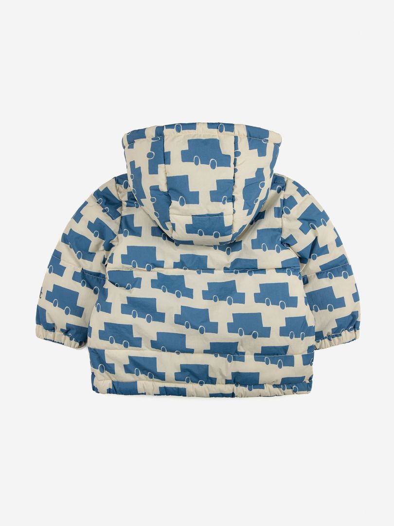 Bobo Choses Cars All Over Hooded Anorak