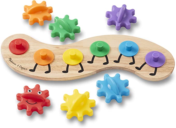 Melissa&Doug - Ahşap Tırtıl - Dişli Çevirmece